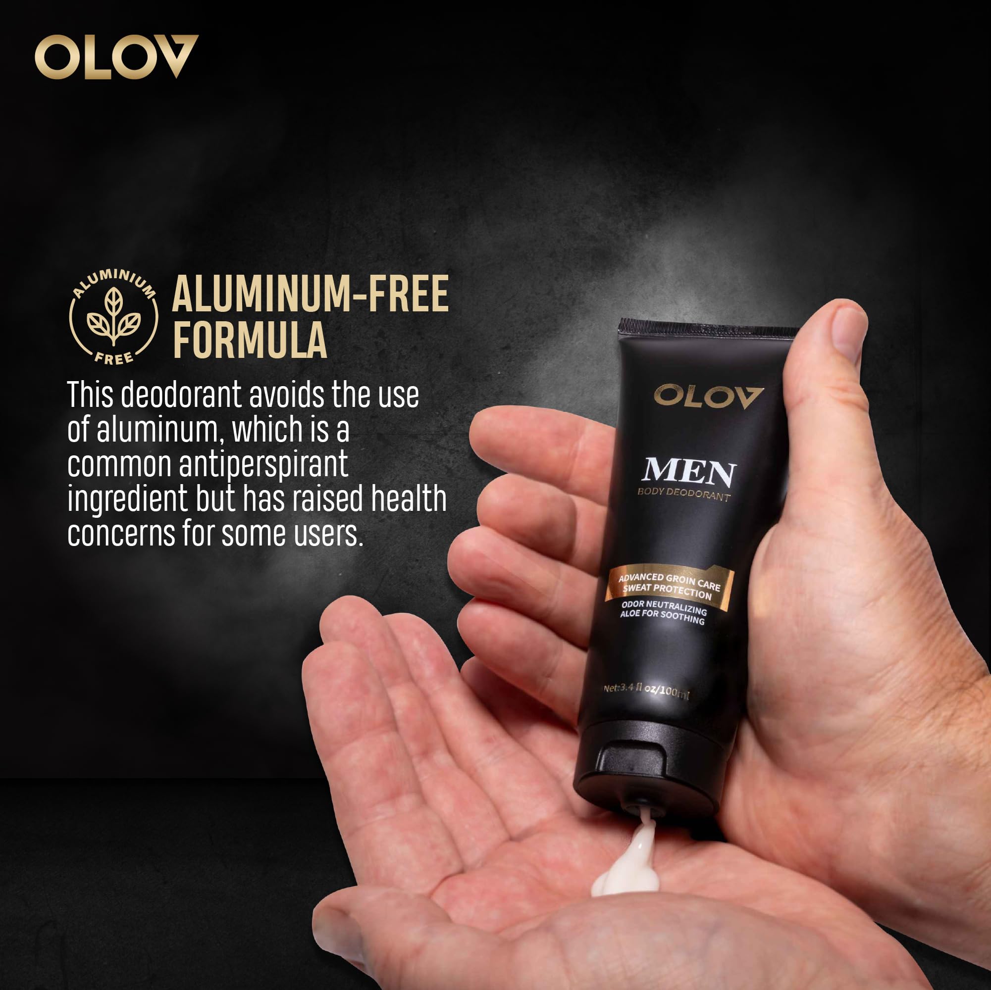 OLOV 3.4fl oz Deodorant for Men - olovshop