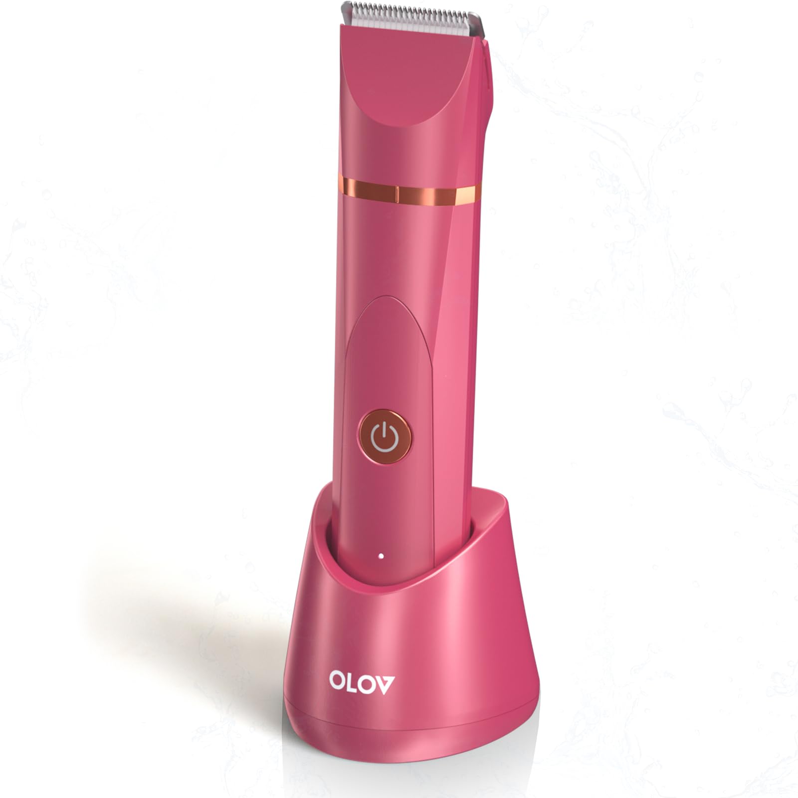 OLOV Electric Body Hair Trimmer - Groin Hair Trimmer, Women's Body Hair Trimmer - olovshop - #color_rose