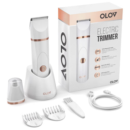 OLOV Electric Body Hair Trimmer - Groin Hair Trimmer, Women's Body Hair Trimmer - olovshop - 