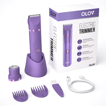 OLOV Electric Body Hair Trimmer - Groin Hair Trimmer, Women's Body Hair Trimmer - olovshop - 