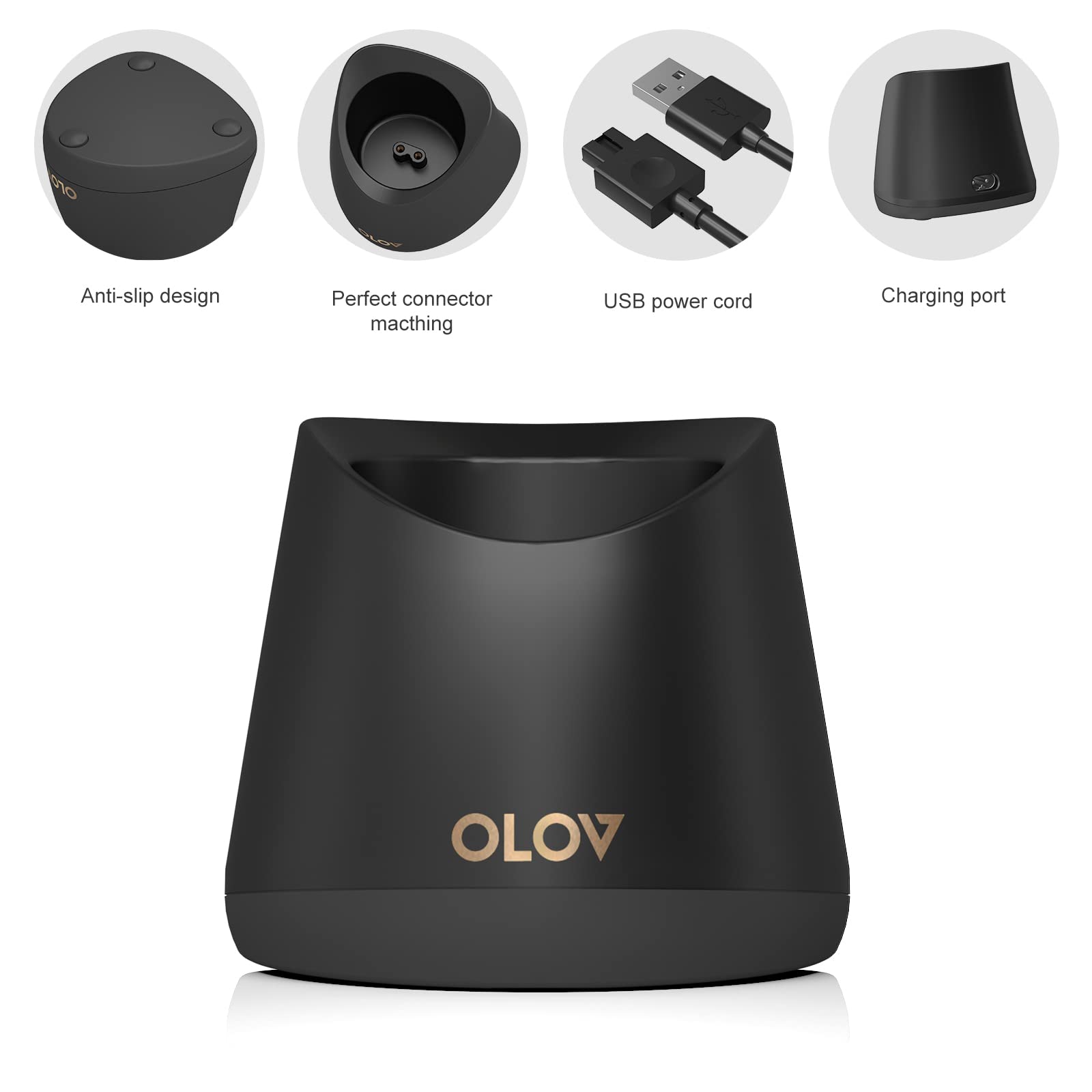 OLOV® Replacement Charging Base - Black - olovshop